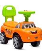 LORELLI Masinuta pentru copii Ride-On fara pedale My Friend Orange muzicala spatar inalt protectie impotriva rasturnarii lumini