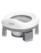 LORELLI Olita pliabila de voiaj 2 in 1 Lucy Grey cu functie reductor WC include geanta de transport si 20 saci de unica folosinta