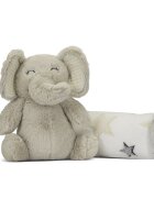 LORELLI Paturica moale cu jucarie din plus Nappy Elefant Beige 90 x 75 cm 0 luni+