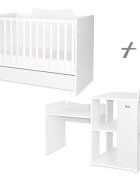 LORELLI Patut modular multifunctional 5 configurari diferite 190 x 72 cm Multi White