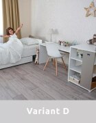 LORELLI Patut modular multifunctional 5 configurari diferite 190 x 72 cm Multi White Amber