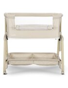 LORELLI Patut pentru copii Layla Beige 2 in 1 Co Sleeper cu latura pliabila reglabil pe inaltime sistem anti-reflux