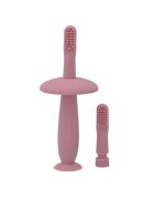 LORELLI Periuta de dinti din silicon pentru bebelusi 6 luni+ Blush Pink
