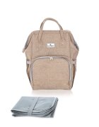 LORELLI Rucsac accesorii bebelusi Tina multiple compartimente Beige