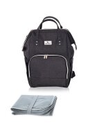 LORELLI Rucsac accesorii bebelusi Tina multiple compartimente Black