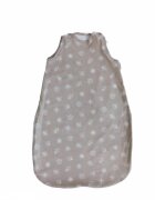 LORELLI Sac de dormit de vara 100 cm bumbac ranforce Abstract Leaves Grey Beige