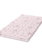 LORELLI Saltea patut Classic 120x60x6 cm spuma elastica Pink Ballerina Bear