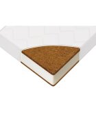 LORELLI Saltea pentru pat Eco Tex cu 2 straturi de cocos si spuma elastica white 60 x 120 x 10 cm