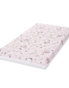 LORELLI Saltea pentru patut Havana Pink Ballerina Bear 120x60x10 cm cocos si spuma elastica