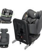 LORELLI Scaun auto pentru copii Auriga Grey i-Size isofix anti rebound bar rotativ 360 SPS 0 luni-12 ani 40-150 cm