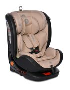 LORELLI Scaun auto pentru copii cu isofix Ares i-Size si rotativ 360 grade 0 luni-12 ani Beige