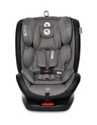 LORELLI Scaun auto pentru copii cu isofix Ares i-Size si rotativ 360 grade 0 luni-12 ani Grey