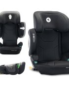 LORELLI Scaun auto pentru copii Growgo Black cu isofix pliabil protectii laterale extensibile tetiera reglabila 100-150 cm 3-12 ani