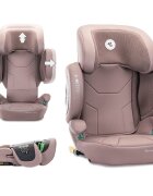 LORELLI Scaun auto pentru copii Growgo Pink cu isofix pliabil protectii laterale extensibile tetiera reglabila 100-150 cm 3-12 ani
