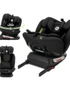 LORELLI Scaun auto pentru copii i-Size Capella Black cu isofix rotativ 360 grade 0 luni-12 ani 40-150 cm