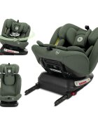 LORELLI Scaun auto pentru copii i-Size Capella Green cu isofix rotativ 360 grade 0 luni-12 ani 40-150 cm