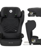 LORELLI Scaun auto pentru copii Rigel Black i-Size isofix pliabil pentru depozitare usoara tetiera reglabila 3 ani-12 ani 100-150 cm