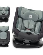 LORELLI Scaun auto pentru copii Sagitta Green i-Size rotativ 360 protectie laterala SPS spatar reglabil 0-12 ani 40-150 cm SPS