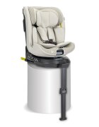 LORELLI Scaun auto pentru copii Solaris Beige 40-150 cm i-Size isofix picior de sprijin rotativ 360 0 luni-12 ani