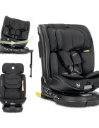 LORELLI Scaun auto pentru copii Solaris Black 40-150 cm i-Size isofix picior de sprijin rotativ 360 0 luni-12 ani