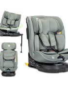 LORELLI Scaun auto pentru copii Solaris Green 40-150 cm i-Size isofix picior de sprijin rotativ 360 0 luni-12 ani