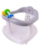 LORELLI Scaun de baie pentru bebe antiderapant Panda Little Stars Grey