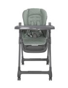 LORELLI Scaun de masa inalt pentru copii Chef Green Leather 3 in 1 reglabil in mutiple pozitii dotat cu roti si suport pentru picioare