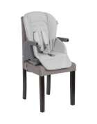 LORELLI Scaun de masa inalt pentru copii Chef Grey Leather 3 in 1 reglabil in mutiple pozitii dotat cu roti si suport pentru picioare