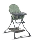 LORELLI Scaun de masa pentru copii Bonbon Green Leather cu suport pentru picioare cos pentru jucarii pliere compacta greutate admisa 15 kg