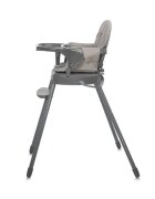 LORELLI Scaun de masa pentru copii Siesta Beige Leather 3 in 1 cu suport pentru picioare tavita detasabila si centuri de siguranta