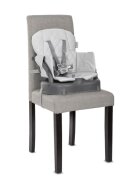 LORELLI Scaun de masa pentru copii Siesta Grey Leather 3 in 1 cu suport pentru picioare tavita detasabila si centuri de siguranta