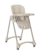 LORELLI Scaun de masa pentru copii Tummy Time Beige reglabil in multiple pozitii roti din silicon 2 tavite detasabile centuri de siguranta suport pentru picioare