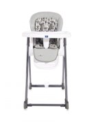 LORELLI Scaun de masa reglabil Party cu cadru din aluminiu Cool Grey Leather