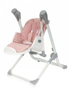 LORELLI Scaun de masa si leagan electric Ventura Peach Beige Stars