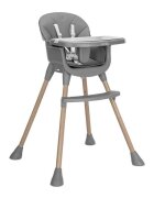 LORELLI Scaun inalt de masa pentru copii Vanilla Grey 3 in 1 varsta 6 luni - 6 ani greutate admisa 26 kg