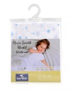 LORELLI Scutec pled din muselina 80x80 cm White with Aquatic