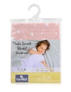 LORELLI Scutec pled muselina 80x80 cm Rose with Stars