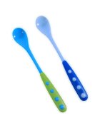 LORELLI Set 2 lingurite cu manere lungi 6 luni+ Blue