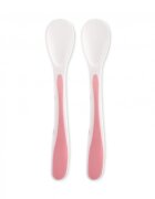 LORELLI Set 2 lingurite cu suport 6 luni+ Pink