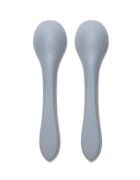 LORELLI Set 2 lingurite din silicon natural Grey