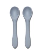 LORELLI Set 2 lingurite din silicon natural Grey