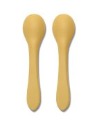 LORELLI Set 2 lingurite din silicon natural Yellow