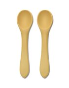 LORELLI Set 2 lingurite din silicon natural Yellow