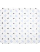 LORELLI Set 2 piese paturica moale 90 x 75 cm pernuta in forma de ursulet 45 x 30 cm Poffy Blue 0 luni+