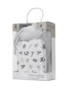 LORELLI Set 2 piese paturica moale 90 x 75 cm pernuta in forma de ursulet 45 x 30 cm Poffy Grey 0 luni+
