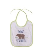 LORELLI Set 3 bavete bumbac si peva 23 x 20 cm inchidere cu snur baietei