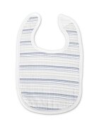 LORELLI Set 3 bavete din bumbac pentru nou-nascut inchidere cu velcro potrivit pentru hranire si in perioada eruptiei dentare 0 luni+ Blue