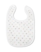 LORELLI Set 3 bavete din bumbac pentru nou-nascut inchidere cu velcro potrivit pentru hranire si in perioada eruptiei dentare 0 luni+ Pink
