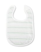 LORELLI Set 3 bavete din bumbac pentru nou-nascut inchidere cu velcro potrivit pentru hranire si in perioada eruptiei dentare 0 luni+ White