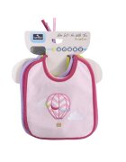 LORELLI Set 7 bavete bumbac 23 x 20 cm inchidere cu snur fetite